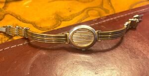 Unique Women's 17mm French Made JAZ Watch, Multi Tone Metals